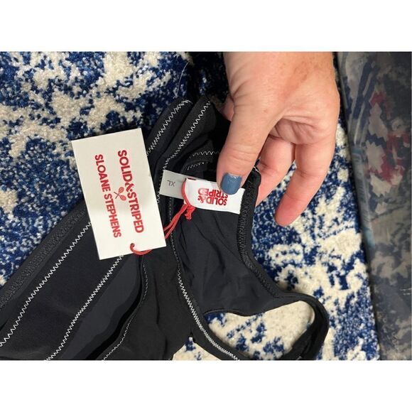 NWT Solid & Striped X Sloane Stephens Jayden Bikini Top - Picture 9 of 10